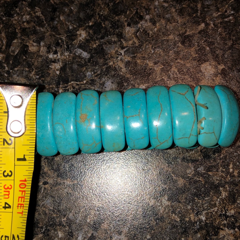 Turquoise blue bracelet